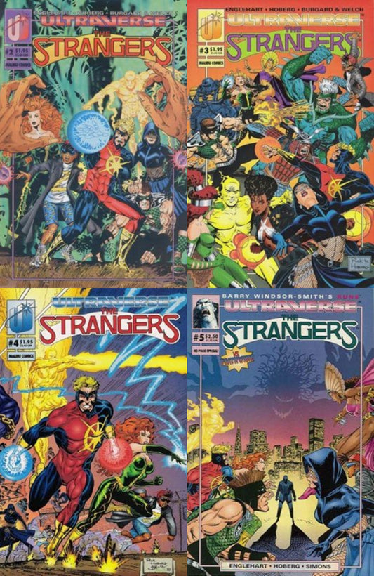 The Strangers #2-4 (1993-1995) Malibu Comics - 3 Comics