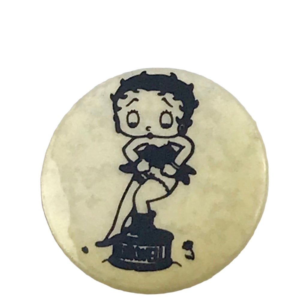 Betty Boop 1" Vintage Pinback Button Version 5 King Features Syndicate