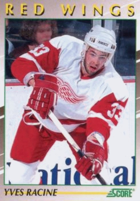 1991-92 Score Young Superstars Hockey 37 Yves Racine
