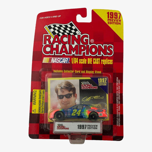 1:64 Scale Racing Champions #24 Jeff Gordon Dupont Diecast Car 1997 Preview