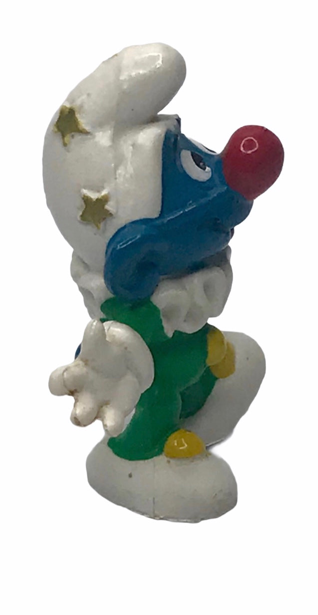 Jester Smurf PVC Figure 20090 Schliech 1976