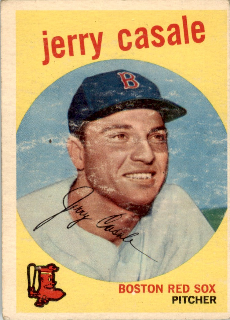 1959 Topps #456 Jerry Casale RC Boston GD