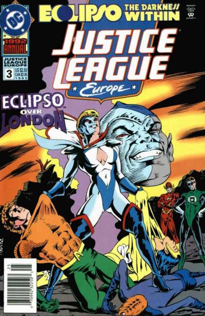 Justice League Europe Annual #3 Newsstand (1990-1992) DC