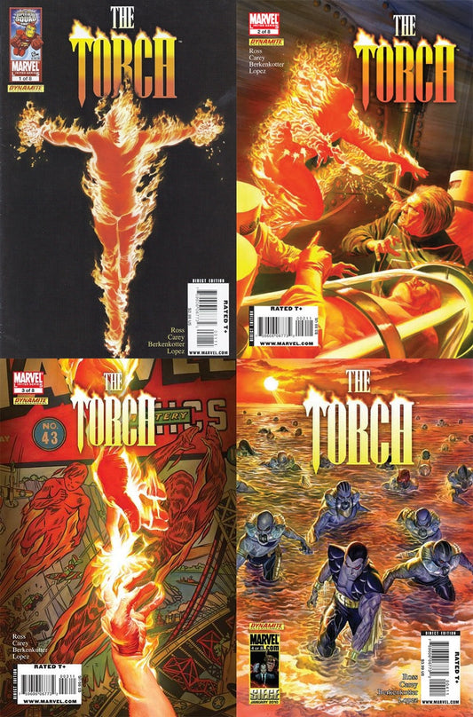 The Torch #1-4 (2009-2010) Marvel Comics - 4 Comics
