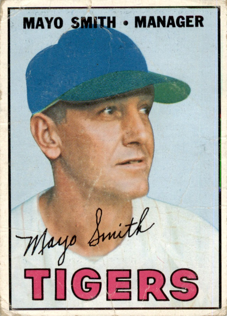 1967 Topps #321 Mayo Smith Tigers FR