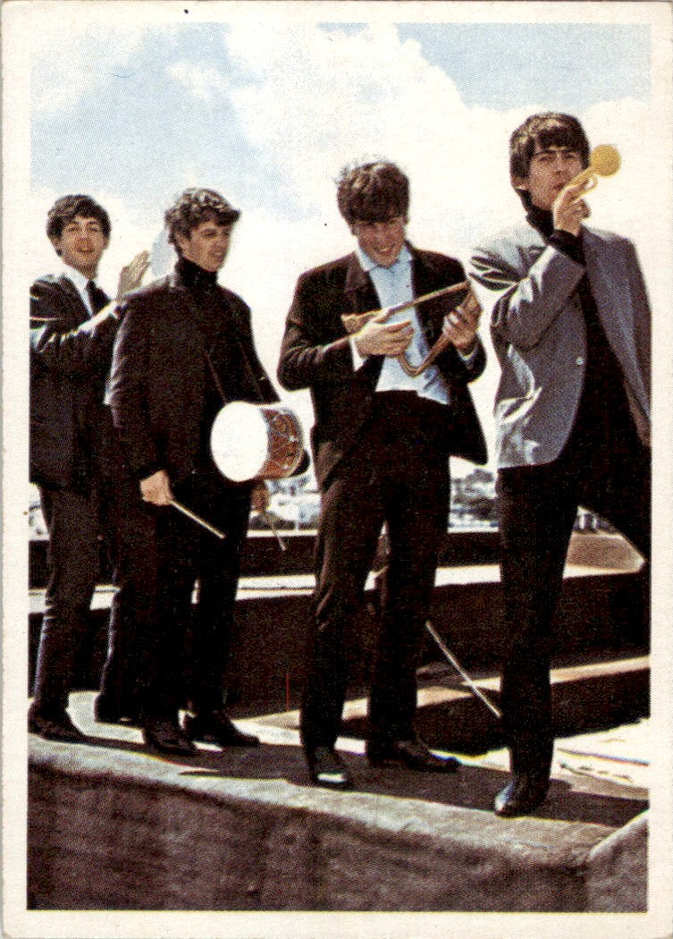 1964 1964 Topps Beatles Color #43 John, Paul George, Ringo EX