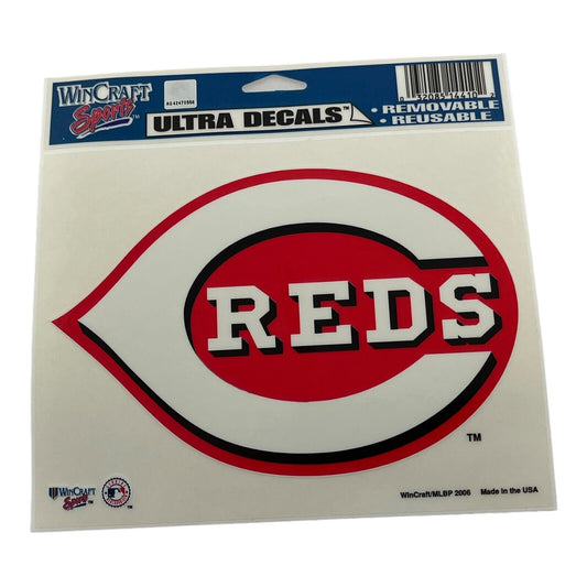 MLB Cincinnati Reds 5.5 Inch X 4.5 Inch Decal Wincraft