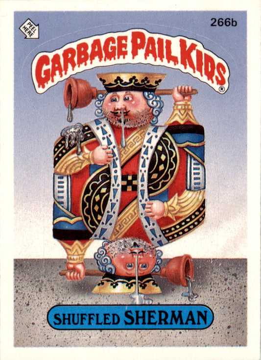 1987 Garbage Pail Kids Series 7 #266b Shuffled Sherman NM-MT