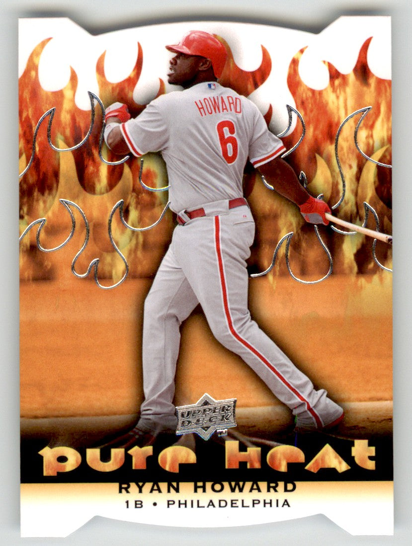 2010 Upper Deck Pure Heat #PH-13 Ryan Howard Philadelphia Phillies