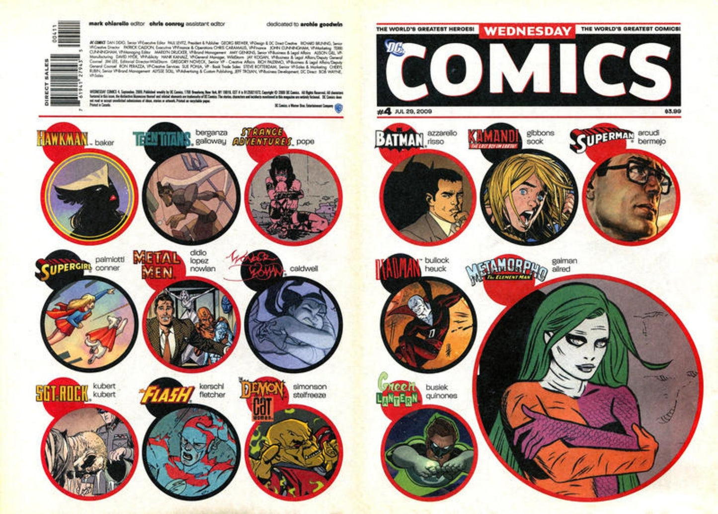 Wednesday Comics #4 (2009) DC Comics