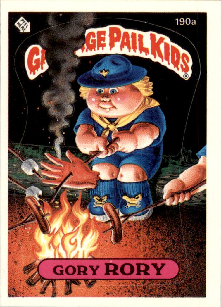 1986 Garbage Pail Kids Series 5 #190A Gory Rory NM