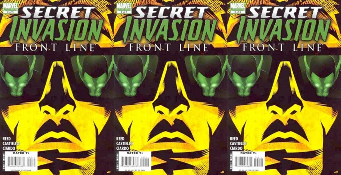 Secret Invasion: Frontline #2 (2008-2009) Marvel Comics - 3 Comics