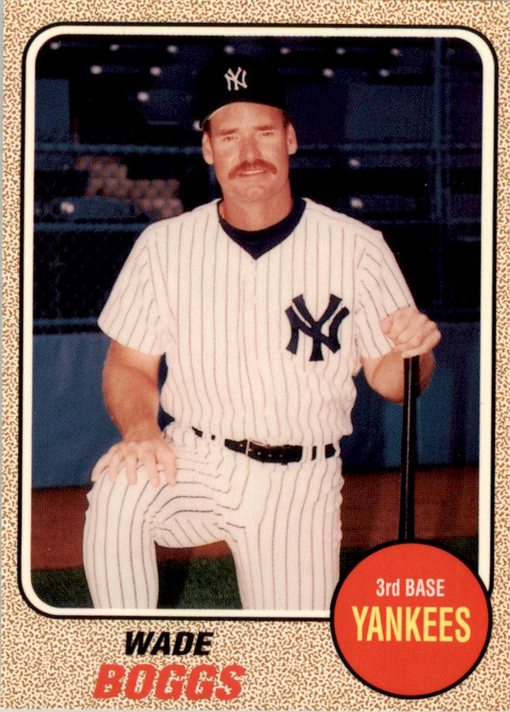1993 Baseball Card Magazine '68 Topps Replicas #SC76 Wade Boggs Yankees