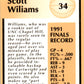 1991 Tuff Stuff Jr. Special Issue NBA FInals #34 Scott Williams Chicago Bulls