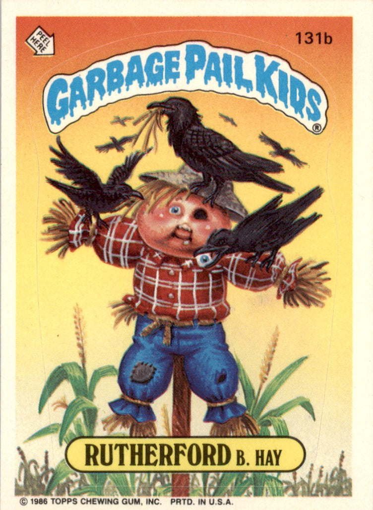1986 Garbage Pail Kids Series 6 #131b Rutherford B. Hay NM