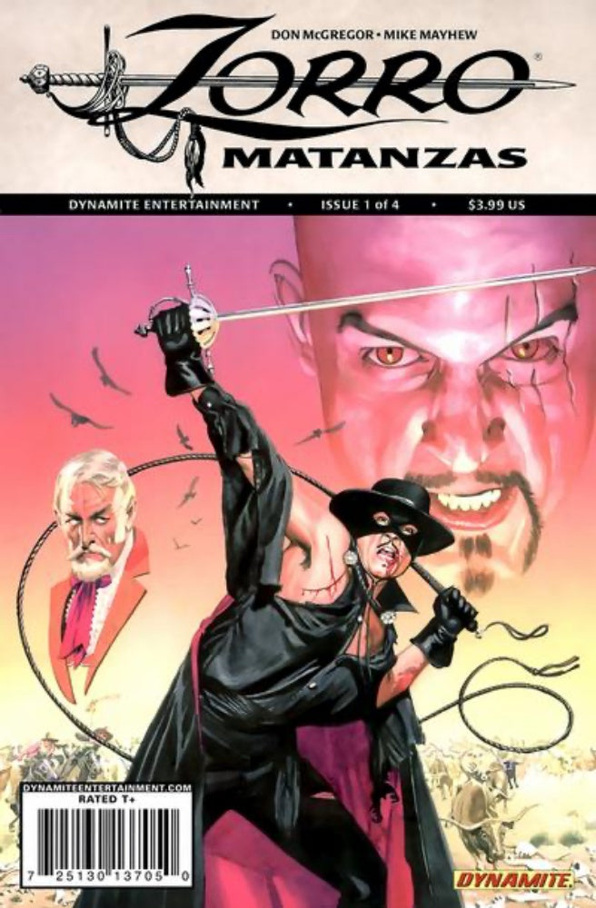 Zorro Matanzas #1 (2010) Dynamite Comics