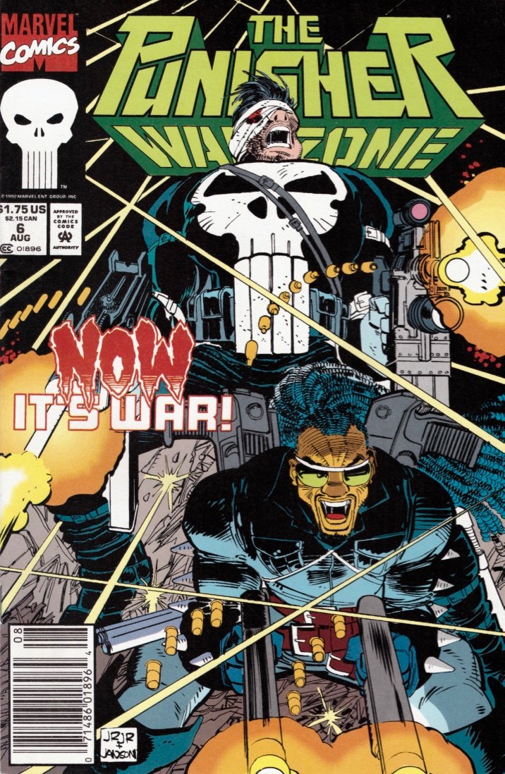 The Punisher: War Zone #6 Newsstand Cover (1992-1995) Marvel