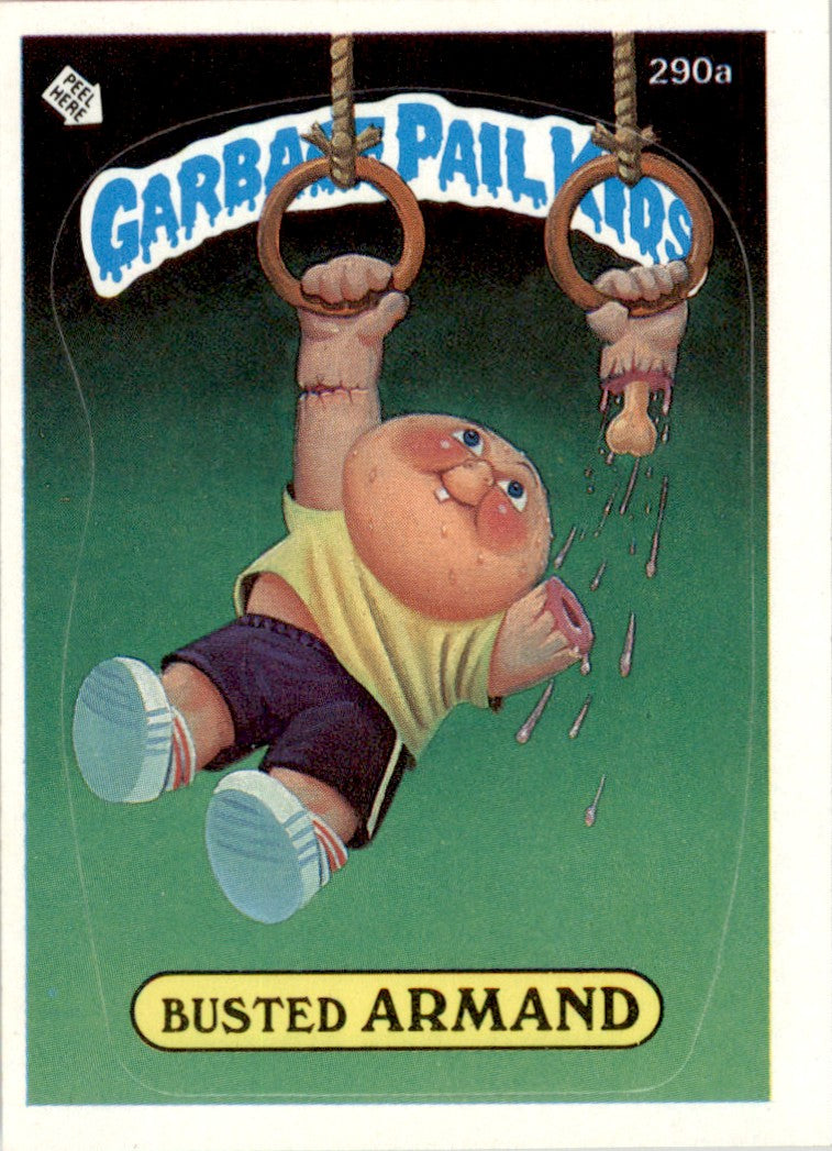 1987 Garbage Pail Kids Series 7 #290a Busted Armand NM
