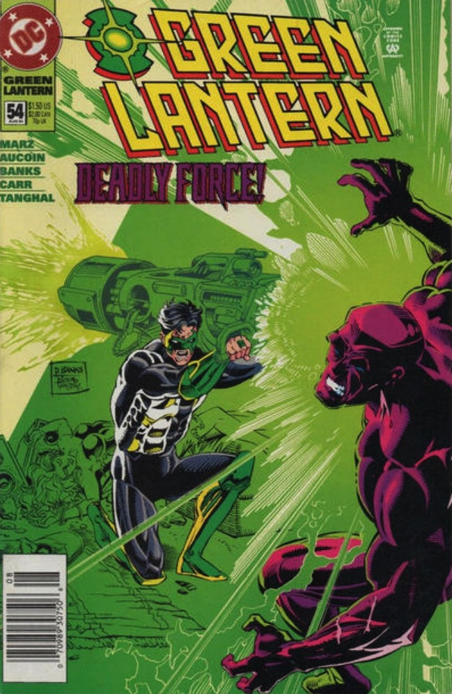 Green Lantern #54 Newsstand (1990-2004) DC Comics