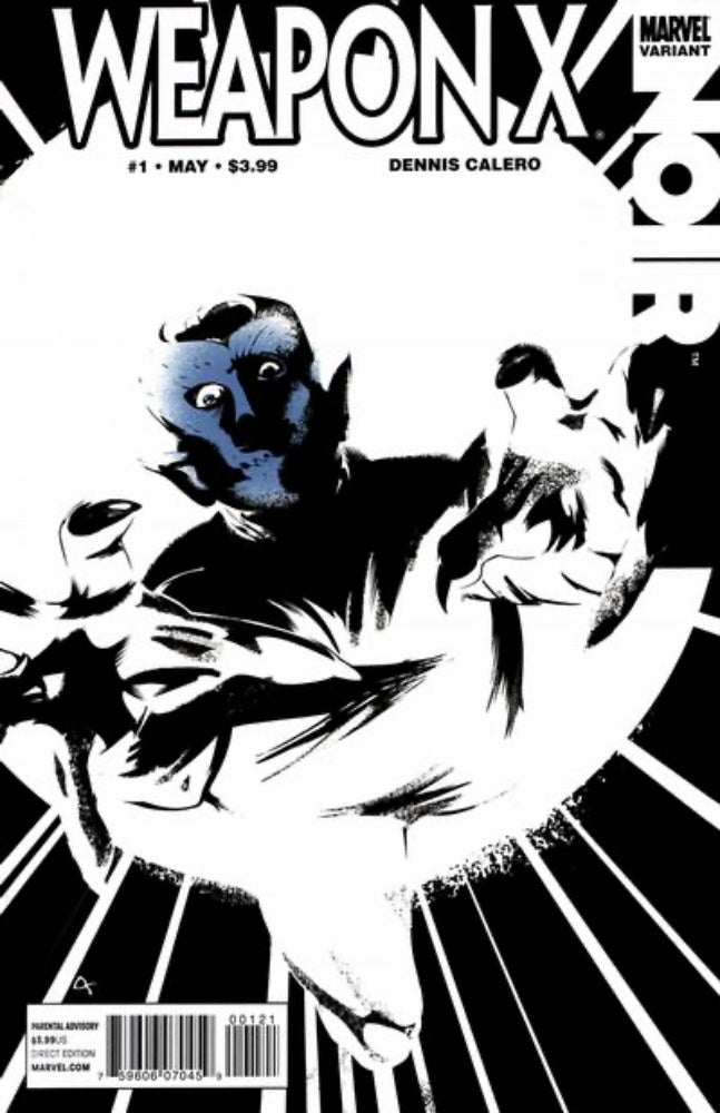 Weapon X Noir #1 Variant Cover (2010) Marvel Comics