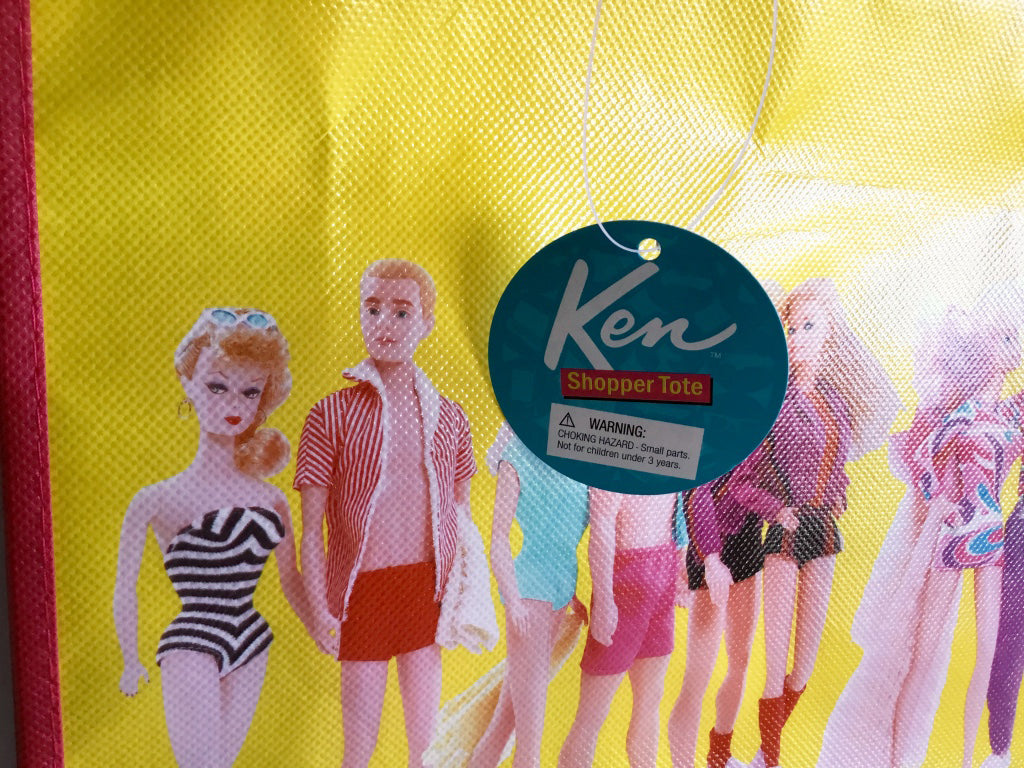 Barbie “Plastic Boyfriends are Fun to Toy with” 15 Inch X 14 Inch Shopper Tote