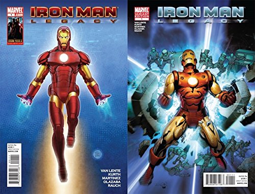 Iron Man: Legacy #1 (2010-2011) Limited Series Marvel Comics - 2 Comics