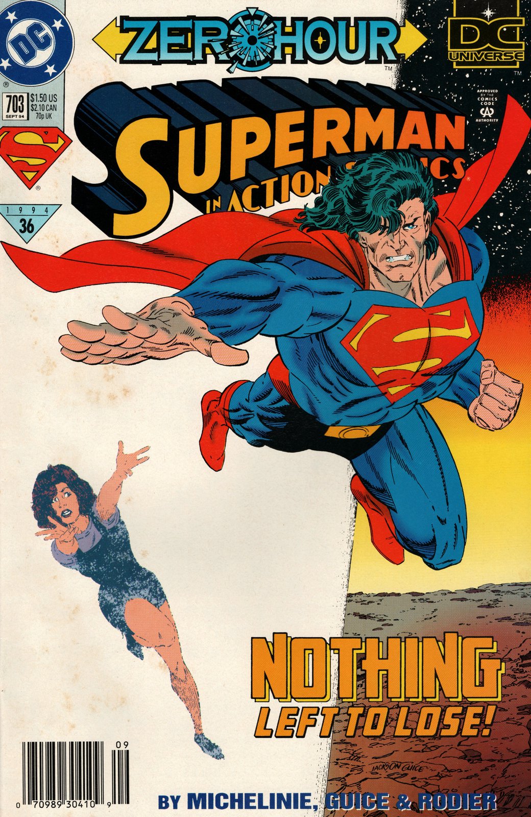 Action Comics #703 Newsstand Cover (1938-2011) DC Comics