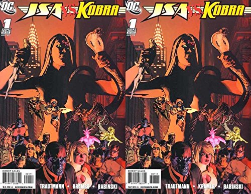 JSA vs Kobra: Engines Of Faith #1 (2009-2010) Limited Series DC Comic - 2 Comics