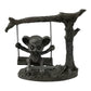 Mouse on Swing 2 Inch Pewter Figurine