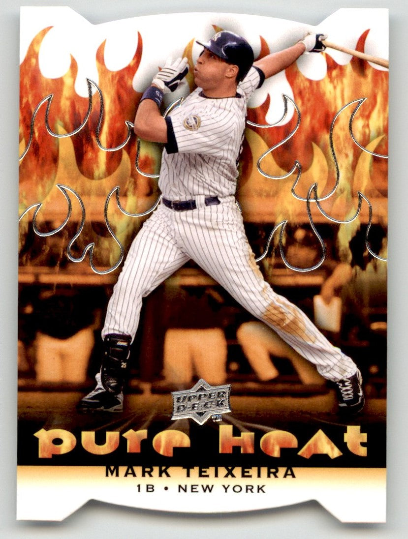 2010 Upper Deck Pure Heat #PH-11 Mark Teixeira New York Yankees