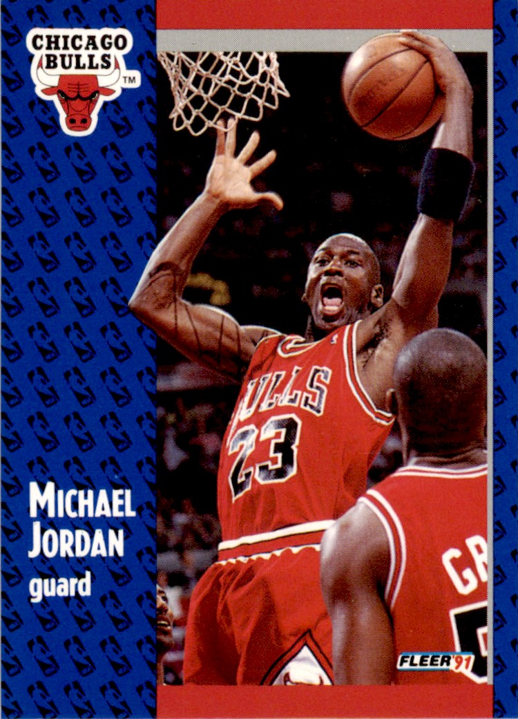 1991 Fleer #29 Michael Jordan Chicago Bulls