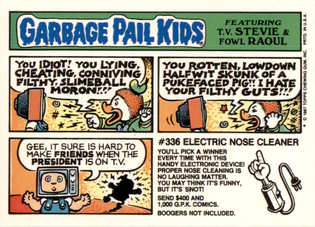 1987 Garbage Pail Kids Series 8 #321b Sqoze Rose NM