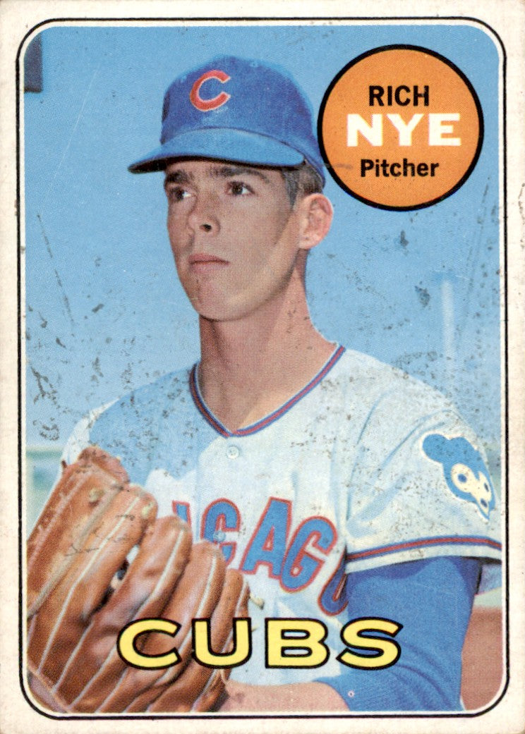 1969 Topps #88 Rich Nye Chicago Cubs GD