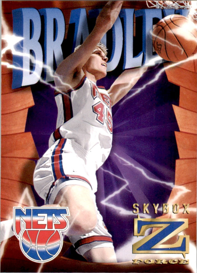 1996 SkyBox Z-Force Z-Cling #55 Shawn Bradley New Jersey Nets