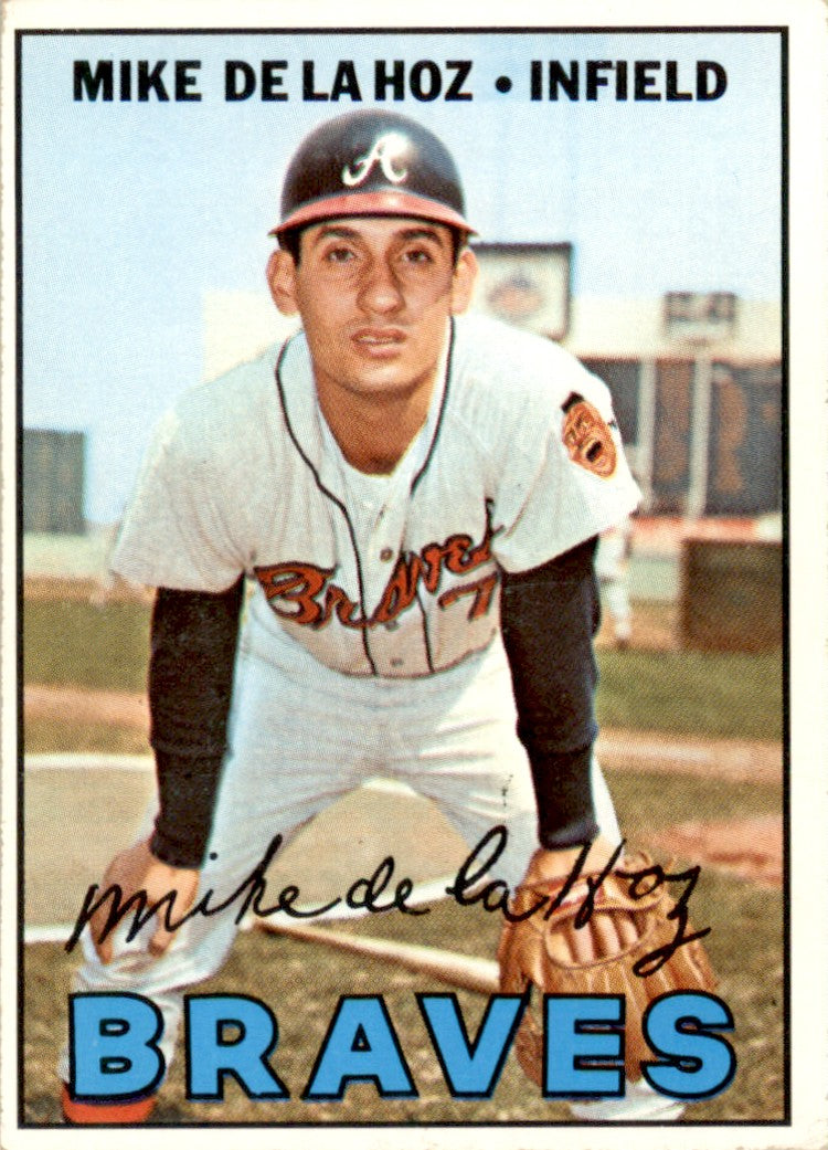 1967 Topps #372 Mike de la Hoz Atlanta Braves VG-EX