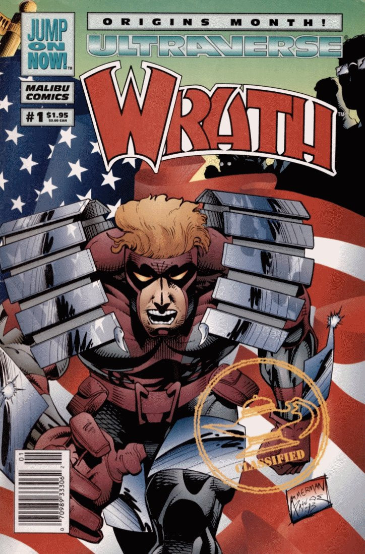 Wrath #1 Newsstand Cover (1994) Malibu Comics