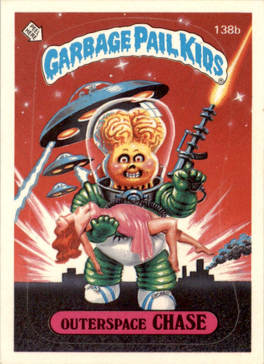 1986 Garbage Pail Kids Series 6 #138b Outerspace Chase One Asterisk NM-MT