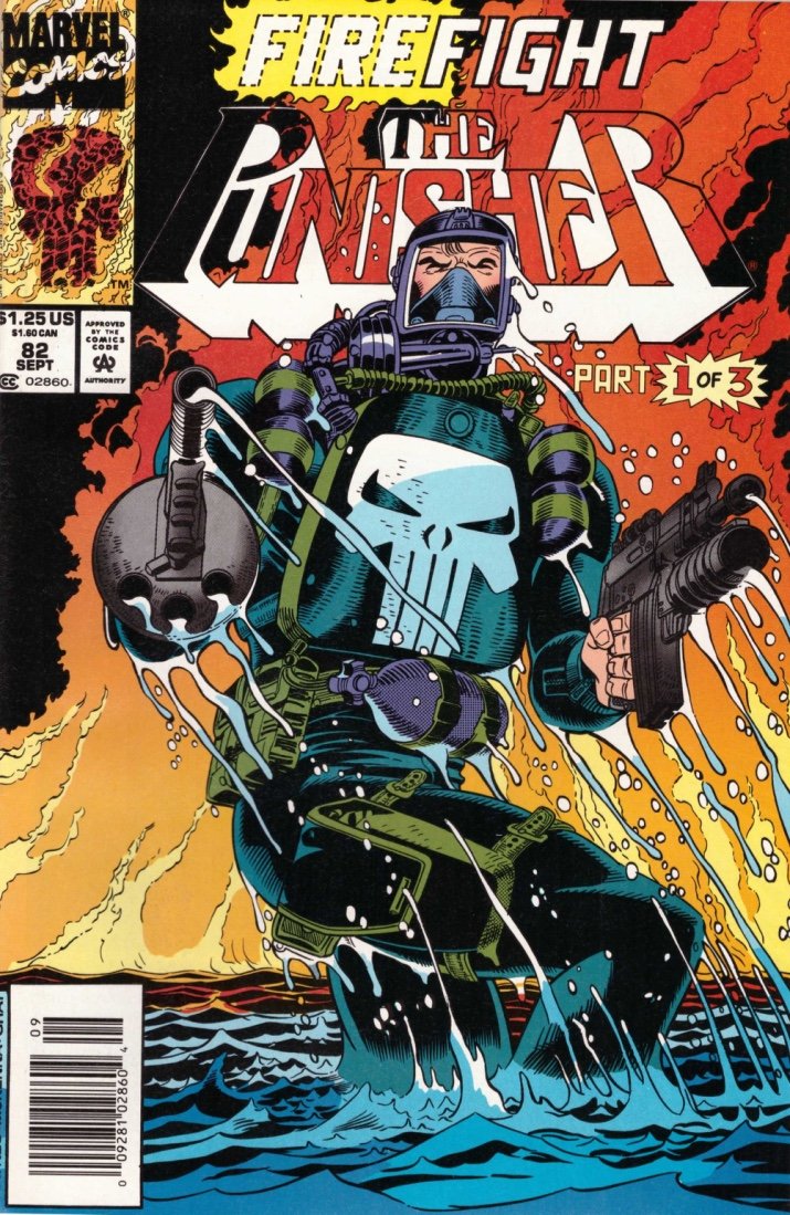 Punisher #82 Newsstand Cover (1987-1995) Marvel