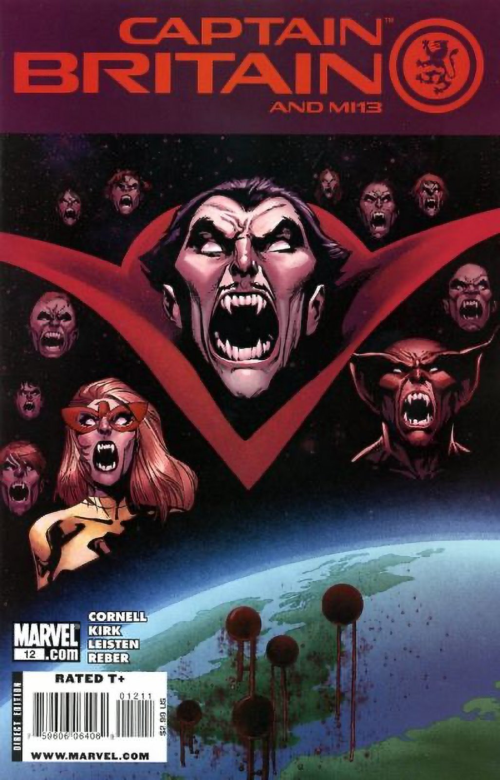 Captain Britain and MI 13 #12 (2008-2009) Marvel Comics