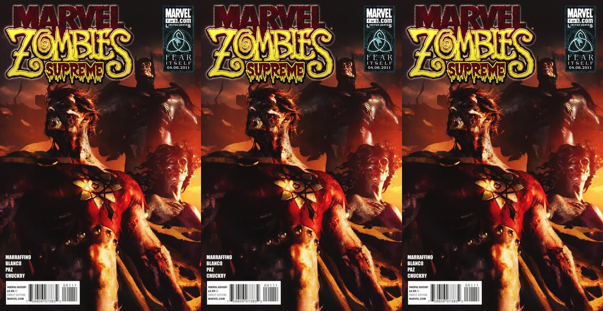 Marvel Zombies Supreme #1 (2011) Marvel Comics - 3 Comics
