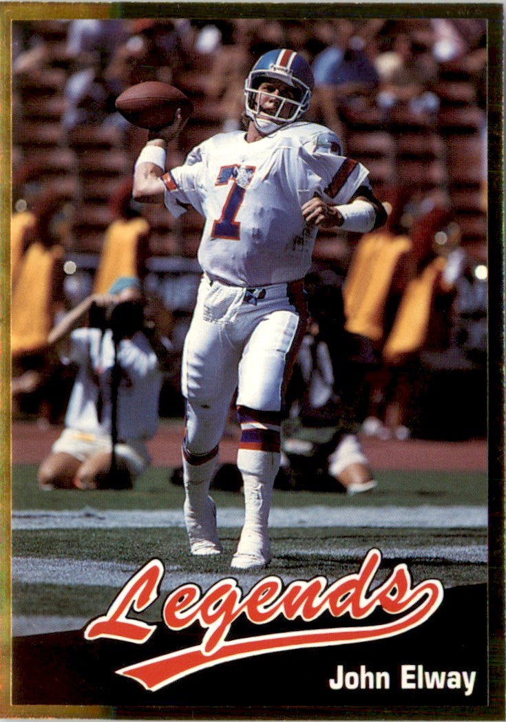 1990 Legends #27 John Elway Denver Broncos