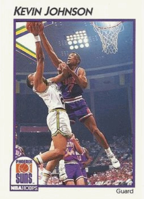 1991-92 Hoops McDonald's Basketball 33 Kevin Johnson