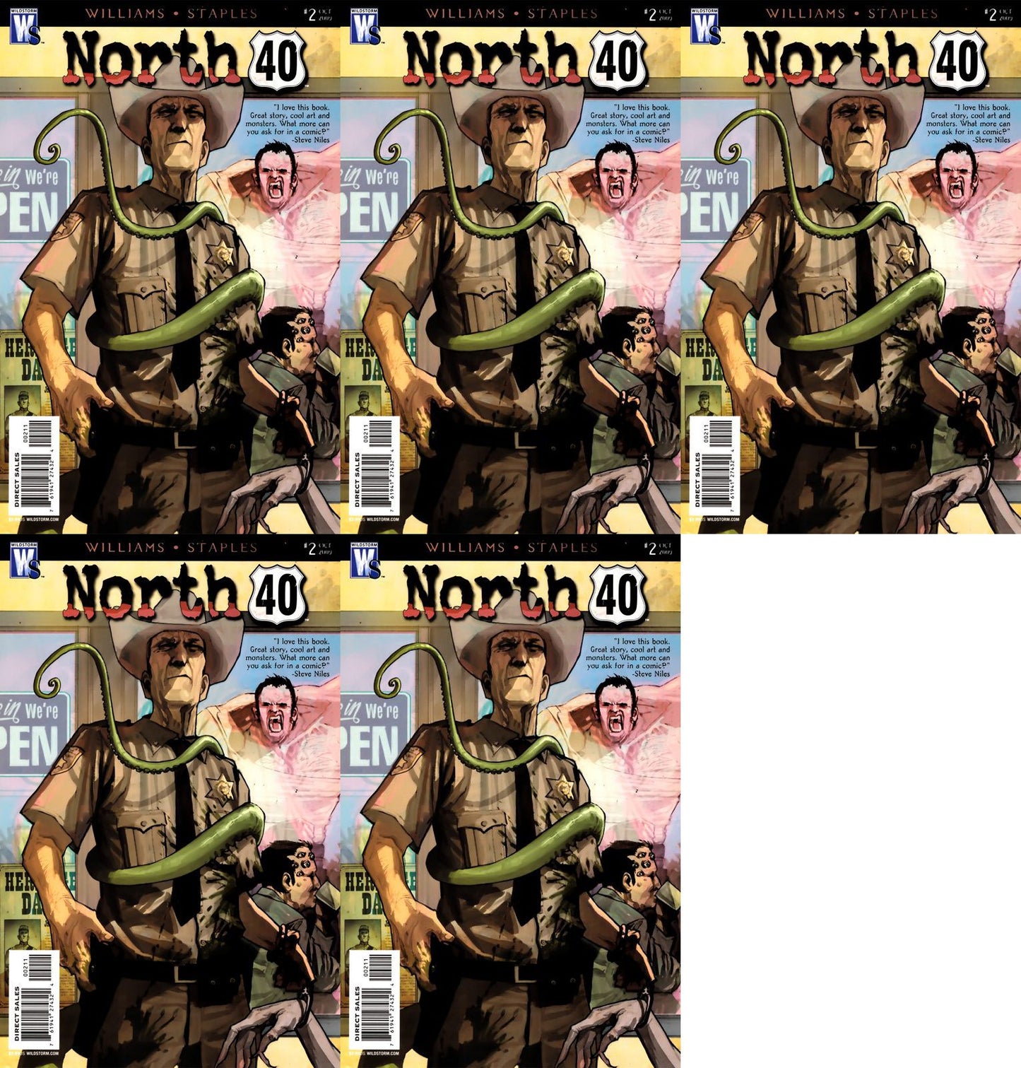 North 40 #2 (2009-2010) WildStorm - 5 Comics