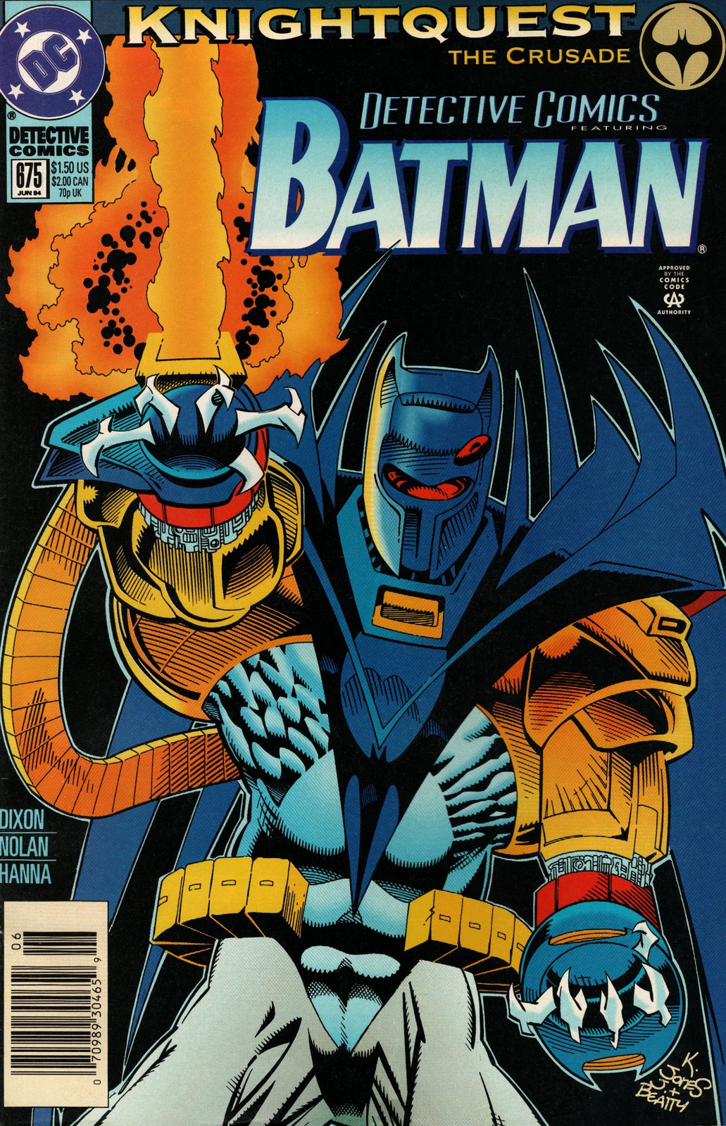 Detective Comics #675 Newsstand Cover (1937-2011) DC Comics