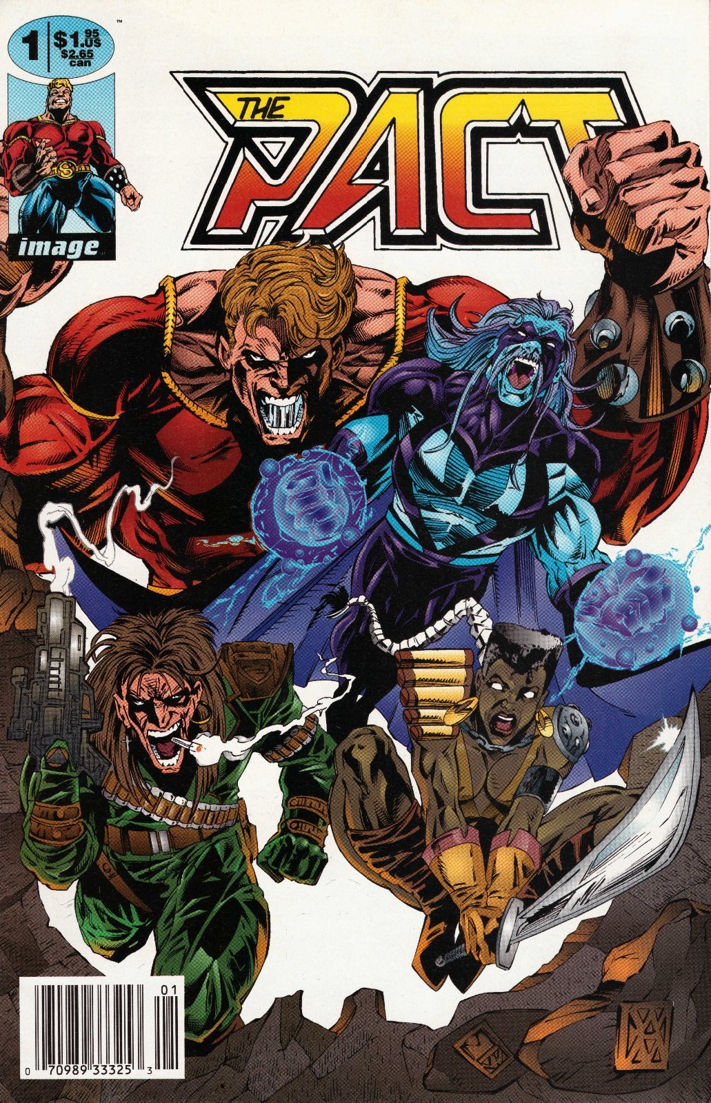 The Pact #1 Newsstand Cover (1994) Image Comics