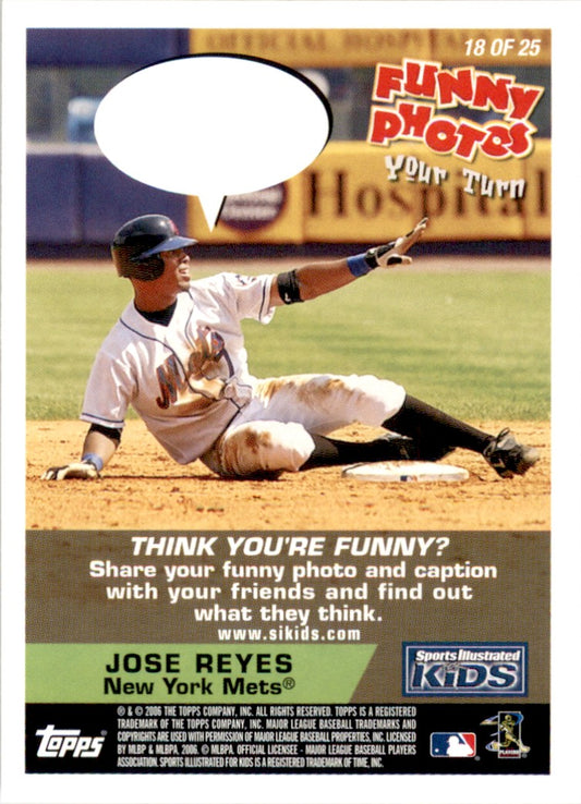 2006 Topps Opening Day Sports Illustrated Kids #18 Oswalt Reyes Astros Mets