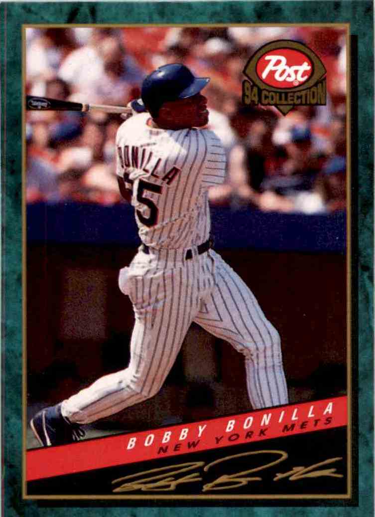 1994 Post Cereal Baseball #10 Bobby Bonilla New York Mets
