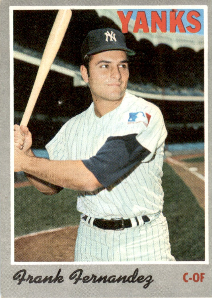 1970 Topps #82 Frank Fernandez New York Yankees VG