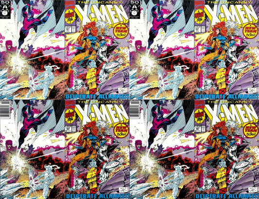 The Uncanny X-Men #281 Direct & Newsstand Covers (1981-2011) Marvel - 4 Comics