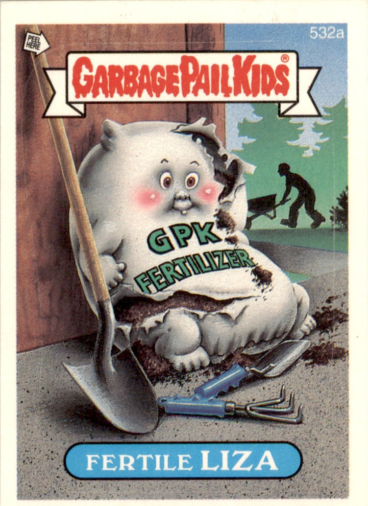 1988 Garbage Pail Kids Series 13 #532a Fertile Liza NM